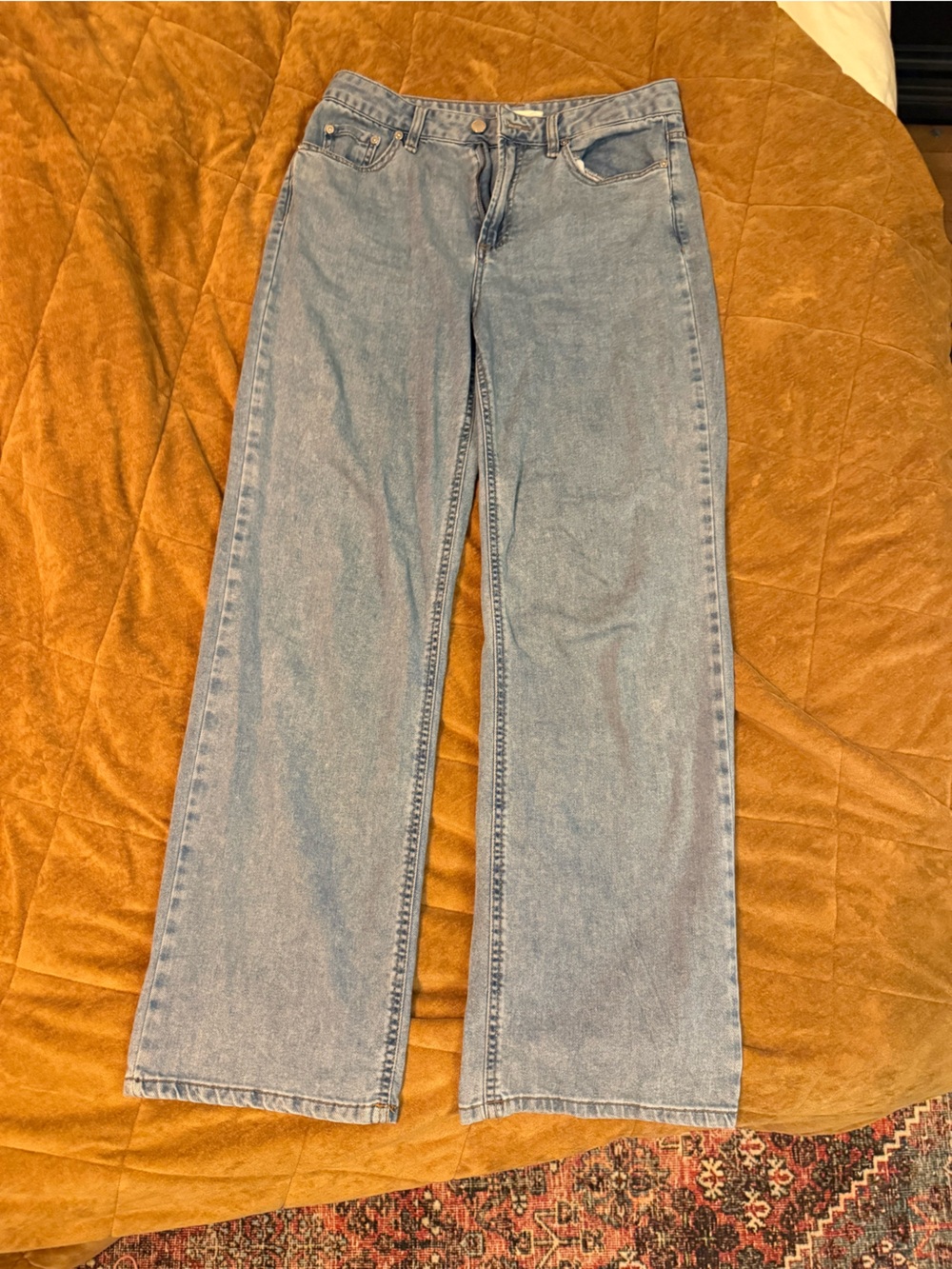 Light Wash Women's Straight-Leg Jeans